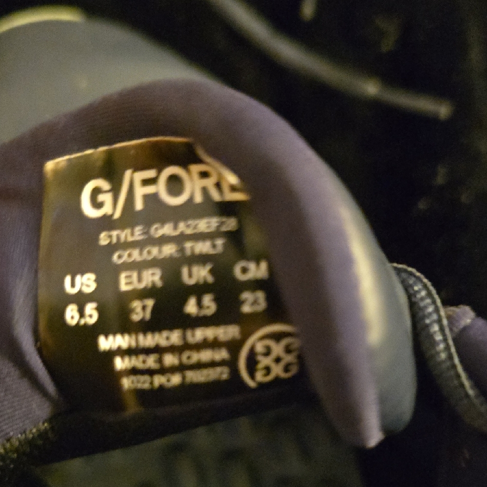 Ladies navy G-Fore golf shoes - Picture 3 of 6